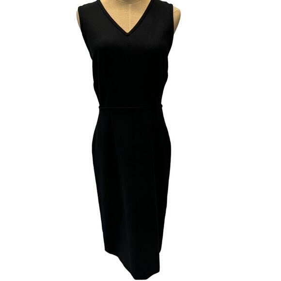 Classiques Entier Blk Dress Size 8 Sexy, Cocktail, vneck,  Zipper down back - Picture 1 of 11